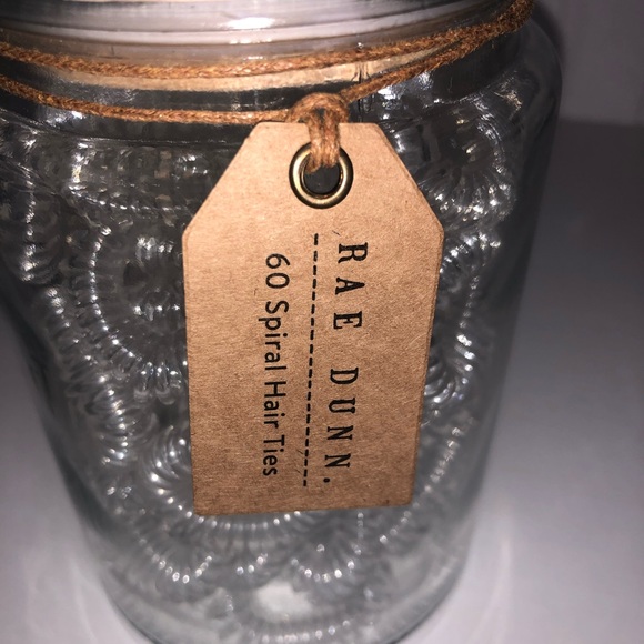 Rae Dunn Have A Great Hair Day Rainbow Glass Jar - Picture 3 of 3